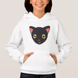 Rosto de Gatinho Fofo Gatinho Preto