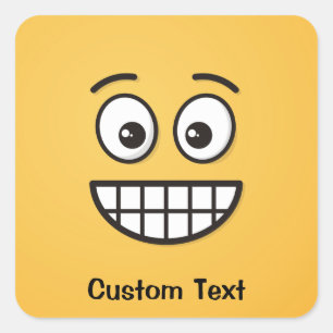 Rosto de Grelha com Adesivo redondo clássico de ol