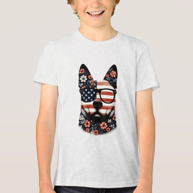 Rosto de um Rouco com Padrão Floral (Frente)