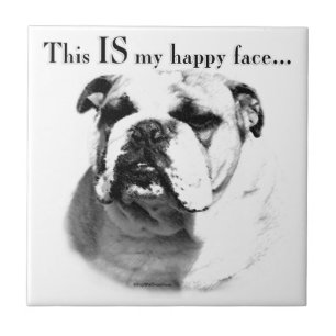 Rosto Feliz de Bulldog
