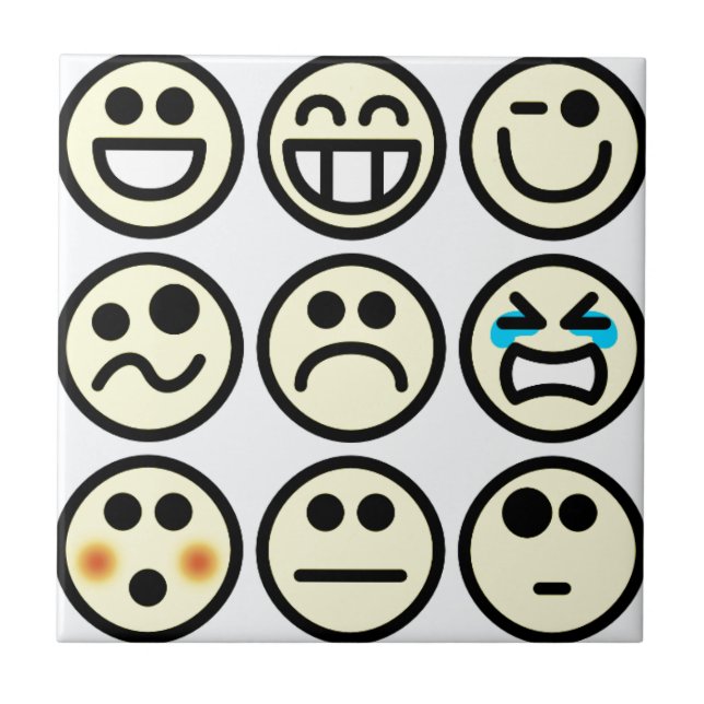 rosto feliz emoticon (Frente)