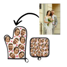 Rosto Personalizado com Foto e Coração Casal