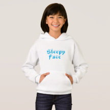 Rosto Sonolento: Doador Hoodie Pullover Infantil