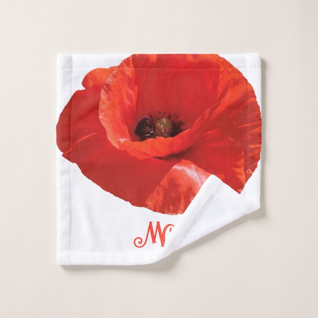Rosto Toalha de Lavagem Personalizada de "Flores Selvage (Pano de lavar)