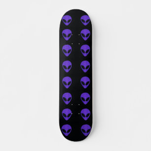 Rostos de alienígena - skate roxo