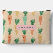 Rostos de Cenoura Kawaii Pastel Personalizados