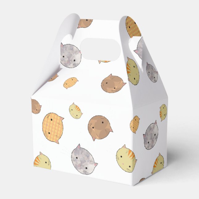 Rostos de Gatinho Fofos Caixa de Favor (Frente)
