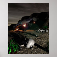 Roswell OFO Crash na Noite Poster
