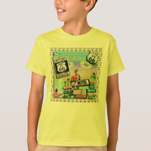 ROTA 66 - A CAMISETAS DE LUZ DAS CRIANÇAS DA estr