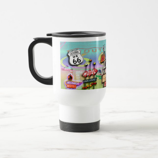 ROTA 66 - A caneca de viagem da estrada da mãe (Esquerda)