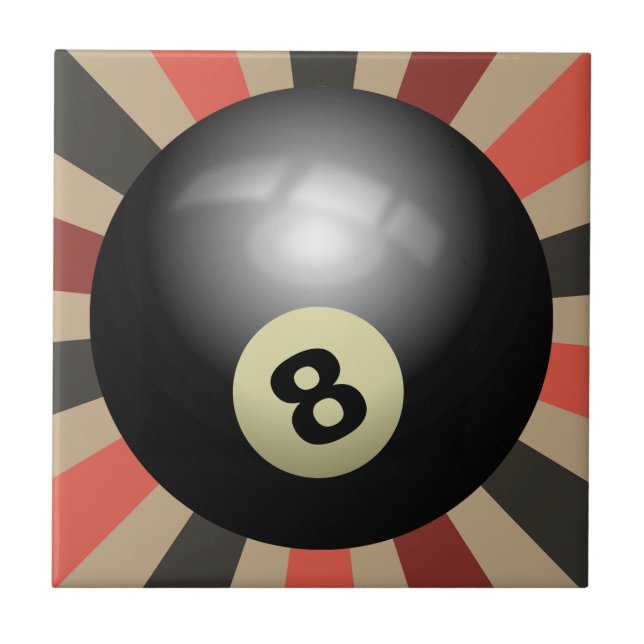 Rota 66 Sunburst Vibes - Retro 8-Ball (Frente)