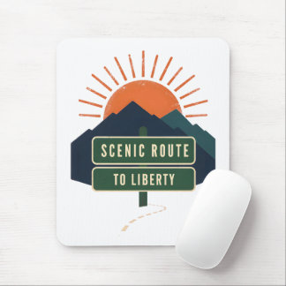 Rota Cênica Para Mouse Pad da Liberdade