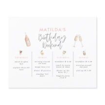 Rota de aniversário elegante do orçamento