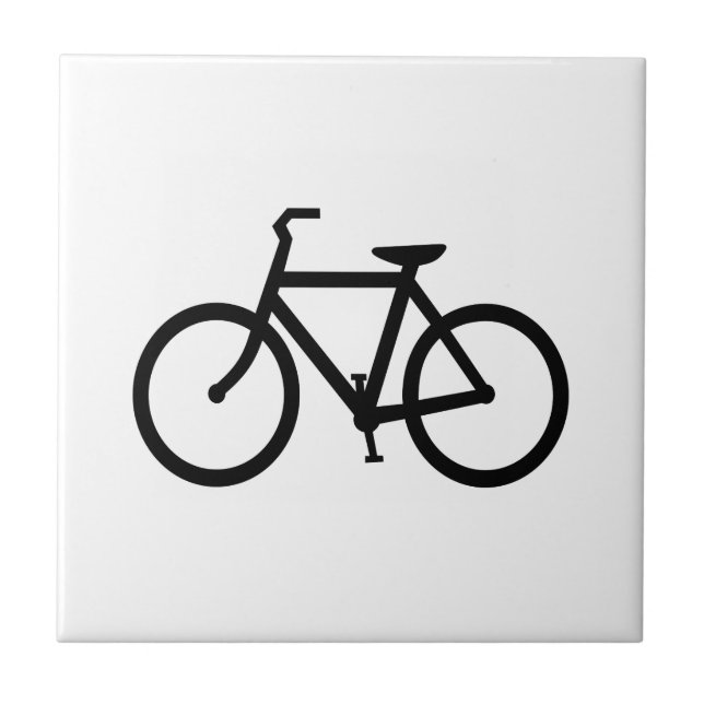 Rota de Bicicleta Preta (Frente)
