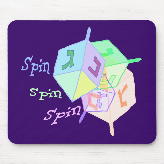 Rotação Dreidels Mousepad da rotação (Frente)