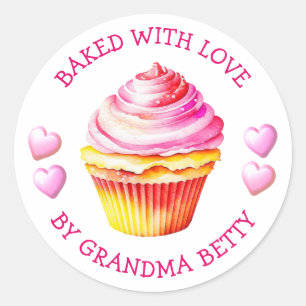Roteados com Amor, Etiquetas de Cupcakes Feitos à