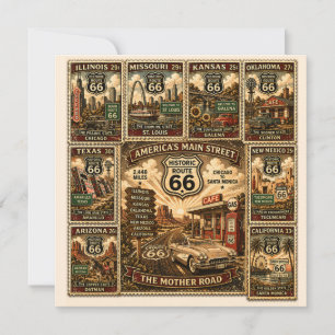 roteiro 66 Papelaria Selo Viagem Arte