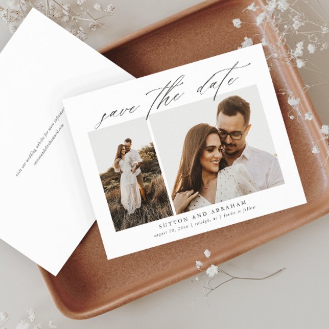 Roteiro de Orçamento 2 Foto Salvar a Data (Criador carregado)