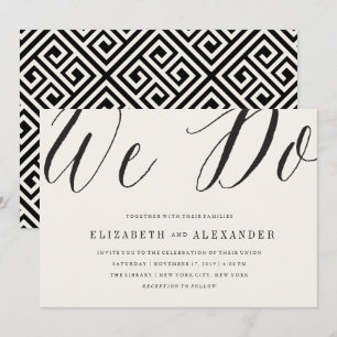 Roteiro simples clássico nós fazemos o convite d