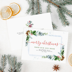 Roteiro vermelho Feliz Natal, anúncio em movimento