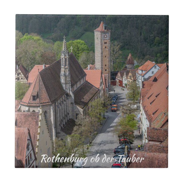 Rothenburg ob der tauber — cidade antiga de cima (Frente)