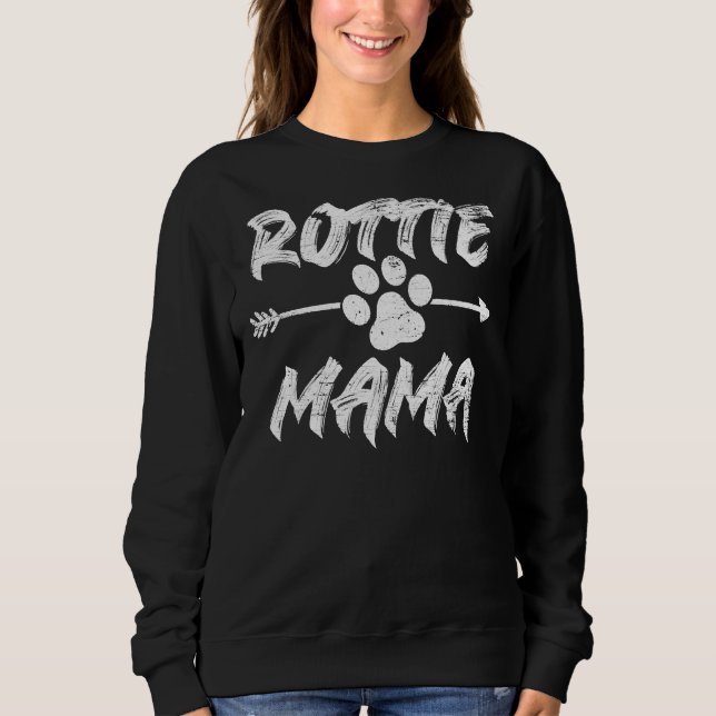 Rottie Mama Rottweiler Pullover Hoodie 5 (Frente)