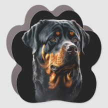 Rottweiler Hund Design Auto Magnet