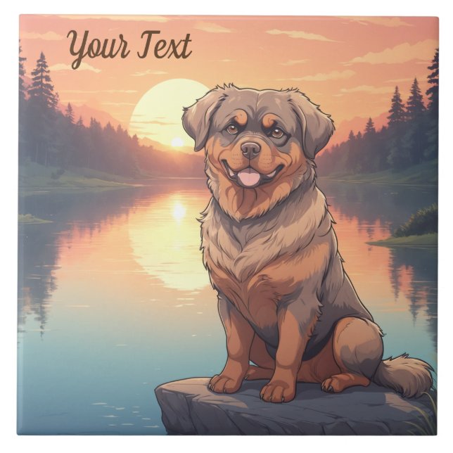 Rottweiler por Lago (Frente)