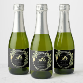 Rotulagem de Vinho Espumante Limoncello Floral