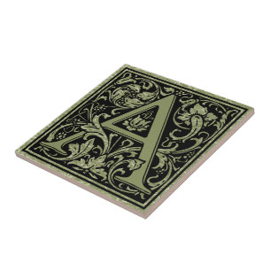 Rotule um primeiro monograma da letra