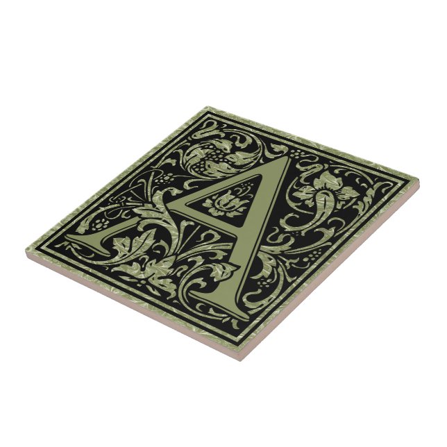 Rotule um primeiro monograma da letra (Lateral)