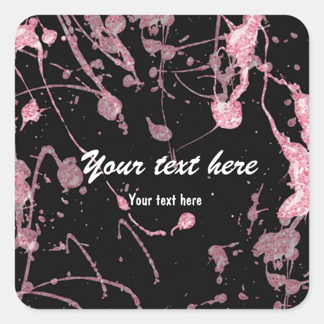 Rótulo adesivo da parte de pintura colante brilhan (Frente)