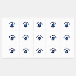 Rótulo adesivo quadrado / à prova d'água