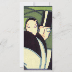 Rótulo Antigo de Legumes Topper, Romance Art Déco