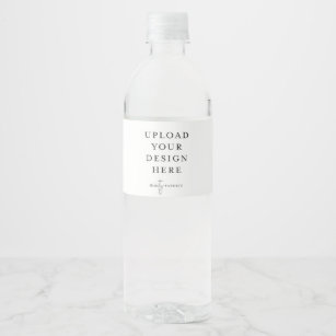 Rótulo da garrafa de água