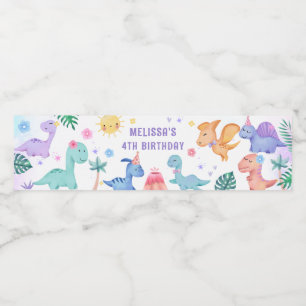 Rótulo da Garrafa de Água da Festa de aniversário 