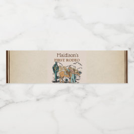 Rótulo da garrafa de água de Festa de aniversário