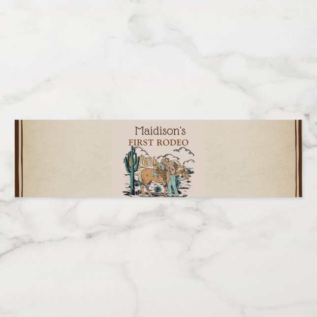 Rótulo da garrafa de água de Festa de aniversário  (Rótulo Único)