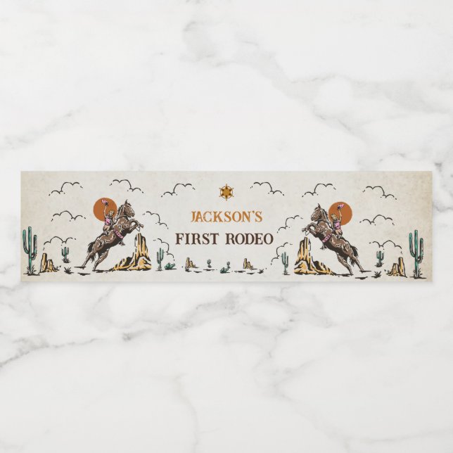 Rótulo da garrafa de água de Festa de aniversário  (Rótulo Único)