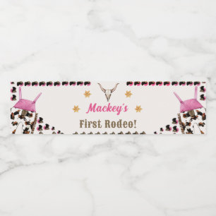 Rótulo da garrafa de água de Festa de aniversário