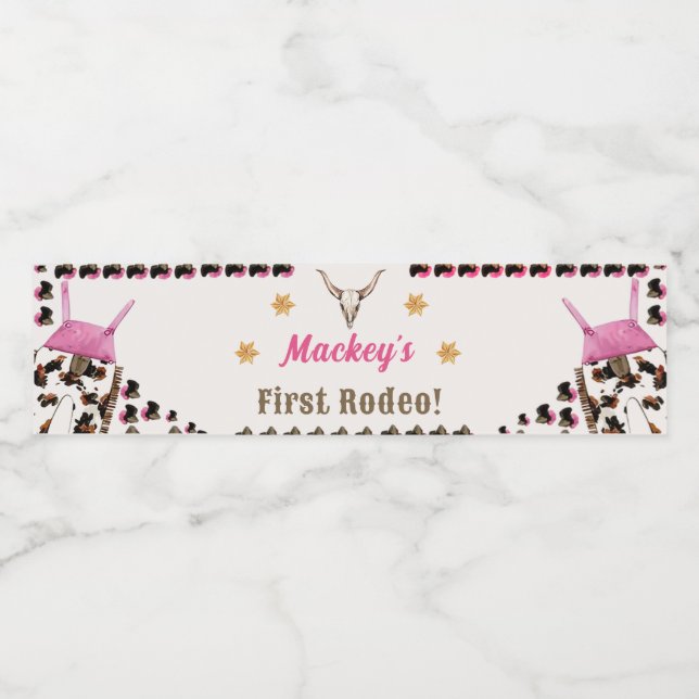 Rótulo da garrafa de água de Festa de aniversário  (Rótulo Único)