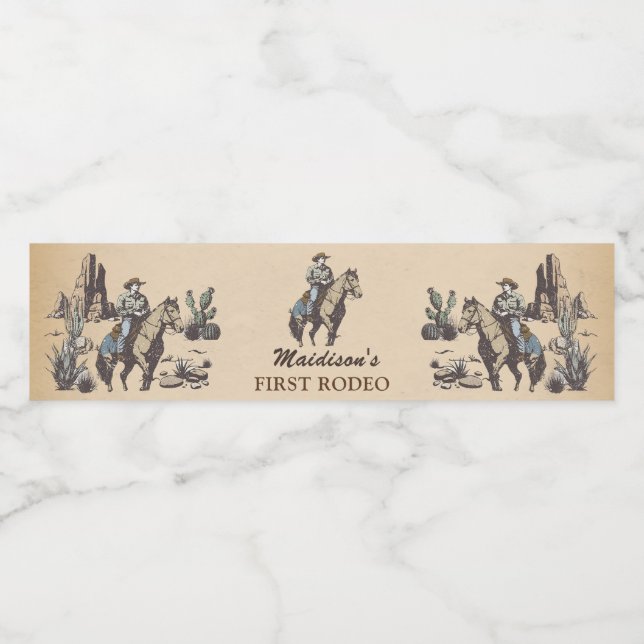 Rótulo da garrafa de água de Festa de aniversário  (Rótulo Único)