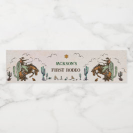 Rótulo da garrafa de água de Festa de aniversário