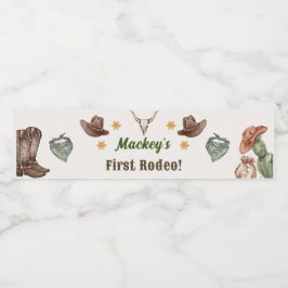 Rótulo da garrafa de água de Festa de aniversário