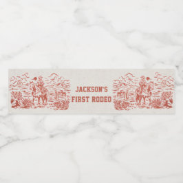 Rótulo da garrafa de água de Festa de aniversário 