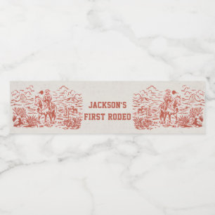 Rótulo da garrafa de água de Festa de aniversário