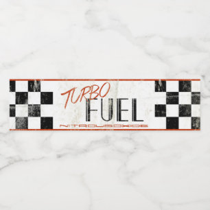 Rótulo da Garrafa de Água do Grupo Racecar