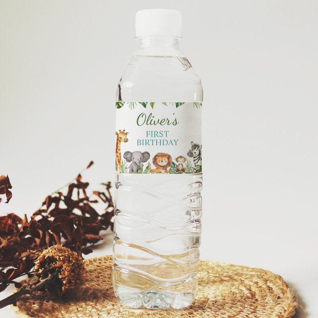 Rótulo da Garrafa de Água Festa de aniversário de  (Criador carregado)