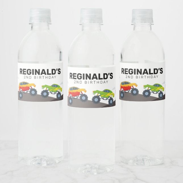 Rótulo da Garrafa de Festa de aniversário de Camin (Garrafas)