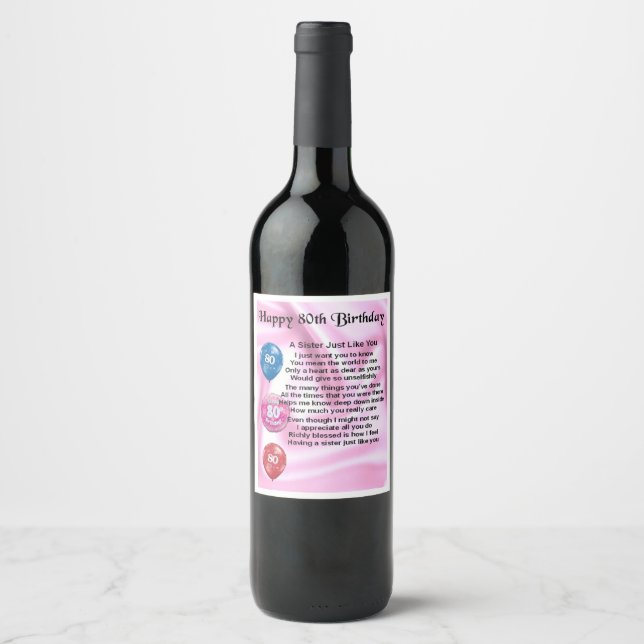 Rótulo da garrafa de vinho do Poema Sistemático -  (Frente)